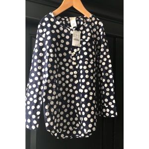 🆕 NWT girls crew cuts by jcrew polka dot blouse